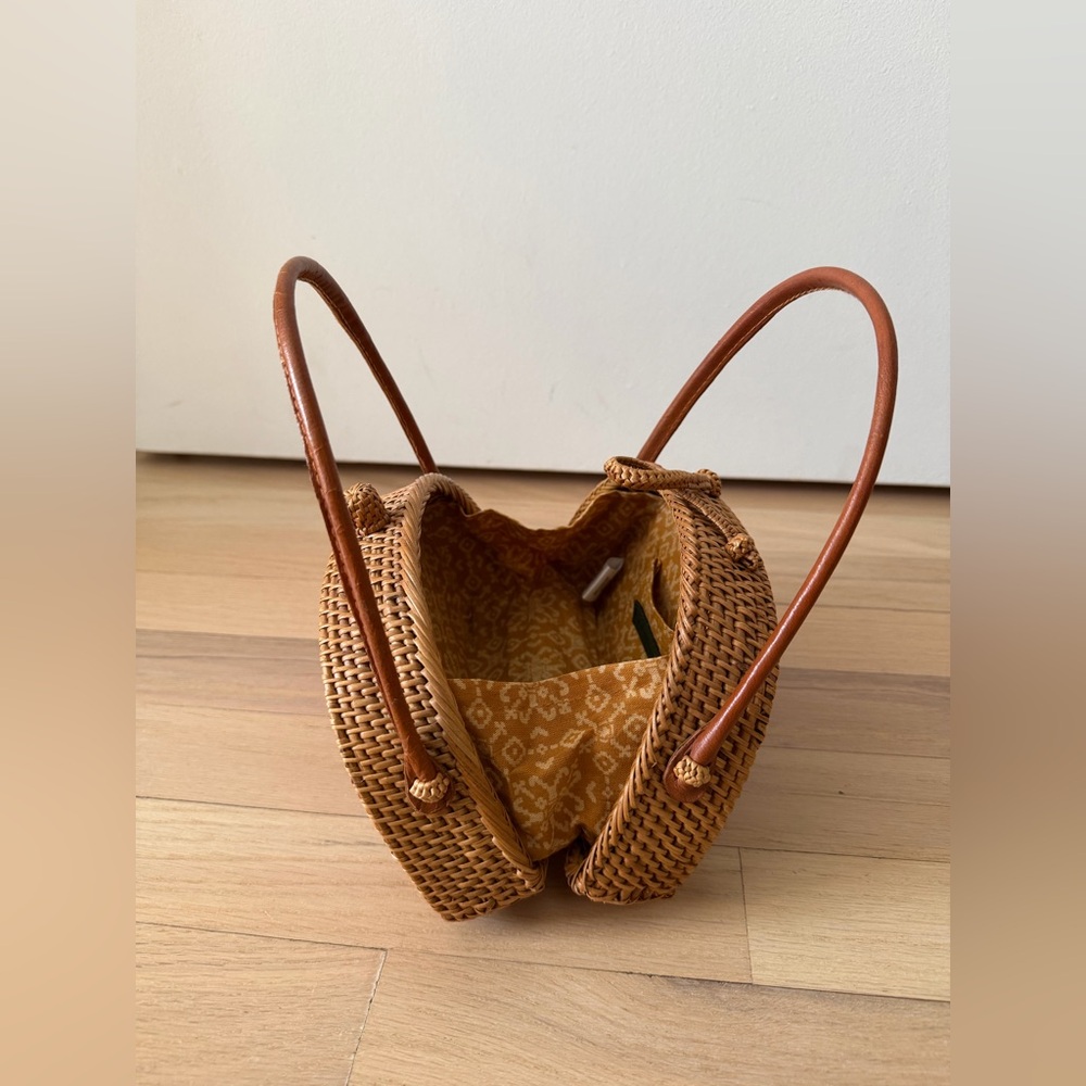 Anthropologie Brown Woven Mini Bag - Picture 11 of 16